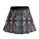 Ornate baroque floral pattern print Mini Flare Skirt View1