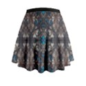 Ornate baroque floral pattern print Mini Flare Skirt View2