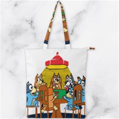 Bluey Double Zip Up Tote Bag by avitendut