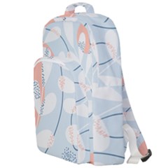 Pattern Plants Leaves Nature Double Compartment Backpack by Bedest