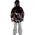 Confederate Flag Usa America United States Csa Civil War Rebel Dixie Military Poster Skull Women s Zip Ski and Snowboard Waterproof Breathable Jacket View4