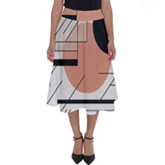 Abstract Architecture Perfect Length Midi Skirt by Bedest