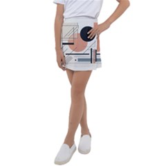 Abstract Architecture Kids  Tennis Skirt by Bedest