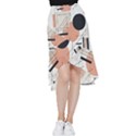Abstract Architecture Frill Hi Low Chiffon Skirt View1