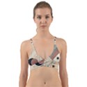 Boho Abstract Architecture Wrap Around Bikini Top View1