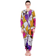 Architecture Glass Abstract Pattern Onepiece Jumpsuit (ladies) by Bedest