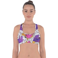 Architecture Glass Abstract Pattern Cross Back Hipster Bikini Top  by Bedest