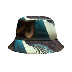 Colorful Peacock Bird Feathers Bucket Hat by Apen