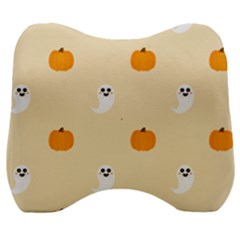 Pumpkin And Boo Crew Halloween  Velour Head Support Cushion by Safari
