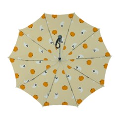 Pumpkin And Boo Crew Halloween  Automatic Folding Umbrella With Case (large) by Safari