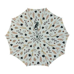 Autumn Seamless Leaves Pattern  Automatic Folding Umbrella With Case (large) by Safari