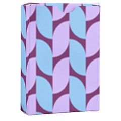 Purple Blue Pattern Playing Cards Single Design (rectangle) With Custom Box by ytdream