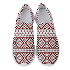 Illustration Of Ukrainian Folk Seamless Pattern Ornament Women s Slip On Sneakers by Grandong
