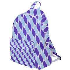 White Blue Pattern The Plain Backpack by ytdream