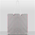 Yellow Blue Pattern Full Print Rope Handle Tote (Large) View2