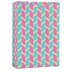 Yellow Blue Pattern Playing Cards Single Design (rectangle) With Custom Box by ytdream
