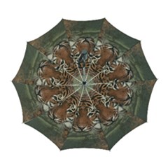 Swimming Tiger Automatic Folding Umbrella With Case (large) by ExtraAwesomeSauce