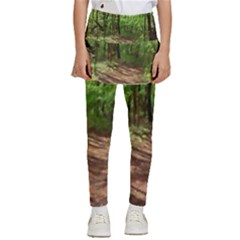 Peaceful Green Forest Walk Kids  Skirted Pants by ExtraAwesomeSauce