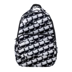 Stylish Coffee Cup Pattern Carry-on Travel Backpack by ExtraAwesomeSauce