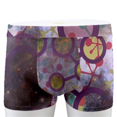 Abstract Molecular Space Art Men s Boxer Briefs by ExtraAwesomeSauce