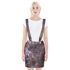 Abstract Molecular Space Art Braces Suspender Skirt by ExtraAwesomeSauce