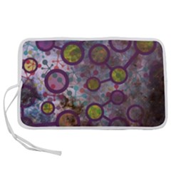 Abstract Molecular Space Art Pen Storage Case (m) by ExtraAwesomeSauce