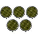 Royalty Inspired Crown Pattern Mini Round Pill Box (Pack of 5) View1