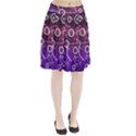 Cosmic Network Geometric Art Pleated Skirt View1