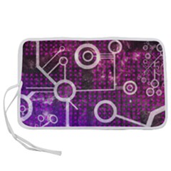 Cosmic Network Geometric Art Pen Storage Case (m) by ExtraAwesomeSauce