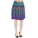 Abstract Tech Galaxy Design Pleated Skirt View1