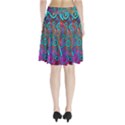 Abstract Tech Galaxy Design Pleated Skirt View2