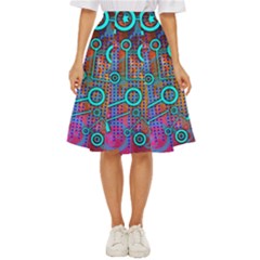 Abstract Tech Galaxy Design Classic Short Skirt by ExtraAwesomeSauce