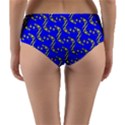 Eye of Horus Pattern Reversible Mid-Waist Bikini Bottoms View4