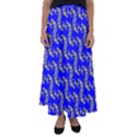 Eye of Horus Pattern Flared Maxi Skirt View1