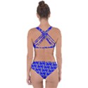 Eye of Horus Pattern Criss Cross Bikini Set View2