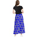 Eye of Horus Pattern Maxi Chiffon Skirt View2