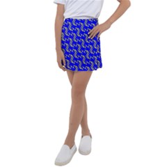 Eye Of Horus Pattern Kids  Tennis Skirt by ExtraAwesomeSauce