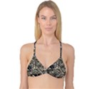 Pear Tree in Full Bloom Reversible Tri Bikini Top View1