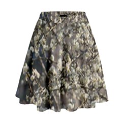 Pear Tree In Full Bloom High Waist Skirt by ExtraAwesomeSauce