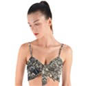 Pear Tree in Full Bloom Woven Tie Front Bralet View1