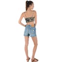 Pear Tree in Full Bloom Woven Tie Front Bralet View2