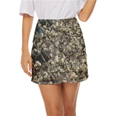 Pear Tree In Full Bloom Mini Front Wrap Skirt by ExtraAwesomeSauce
