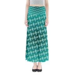 Peaceful Japanese Kanji Design Full Length Maxi Skirt by ExtraAwesomeSauce