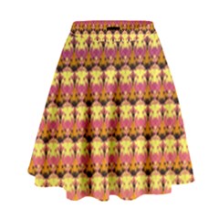 Gradient Lion Head Pattern High Waist Skirt by ExtraAwesomeSauce
