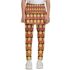 Gradient Lion Head Pattern Kids  Skirted Pants by ExtraAwesomeSauce