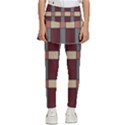Modern Art Geometric Pattern in Red Hues Kids  Skirted Pants View1