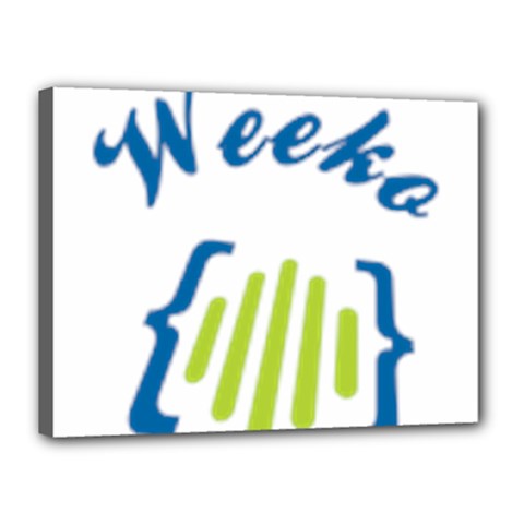 Weeko Canvas 16  X 12  (stretched) by bego