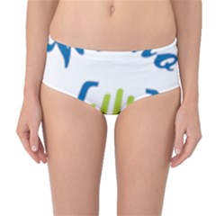 Weeko Mid-waist Bikini Bottoms by bego