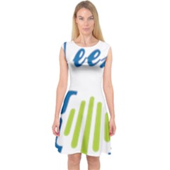 Weeko Capsleeve Midi Dress by bego