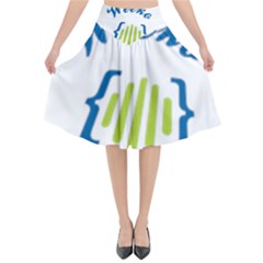Weeko Flared Midi Skirt by bego
